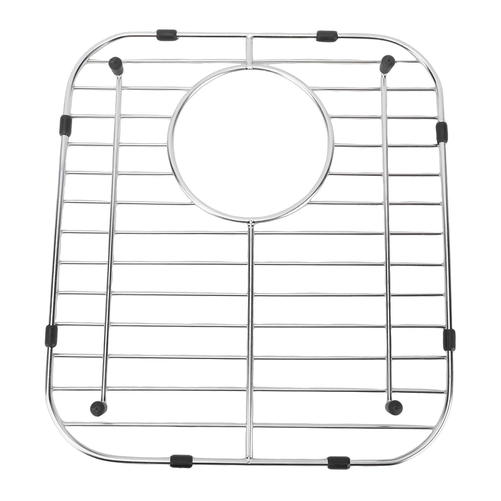 Cocoarm Griglia per Lavello in Acciaio Inossidabile, Resistente Griglia Protettiva per Lavello da con Filtro e Poggiapiedi, 13,12x11,81 Pollici per Uso Domestico