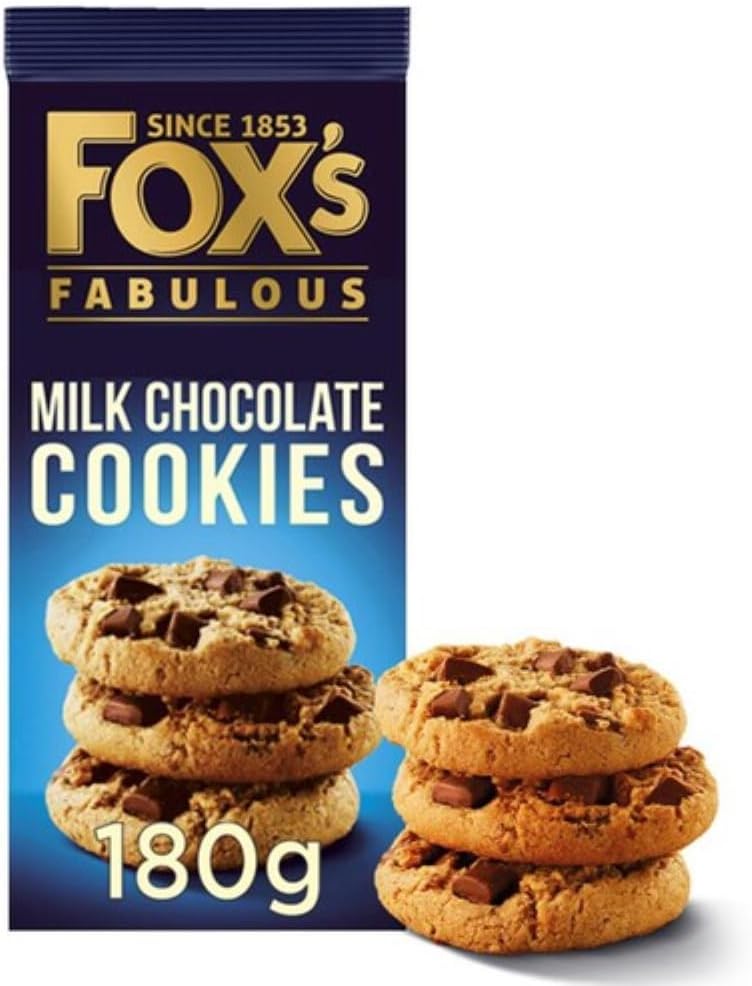 Fox's Milk Chocolate Chunks Cookies, 180g