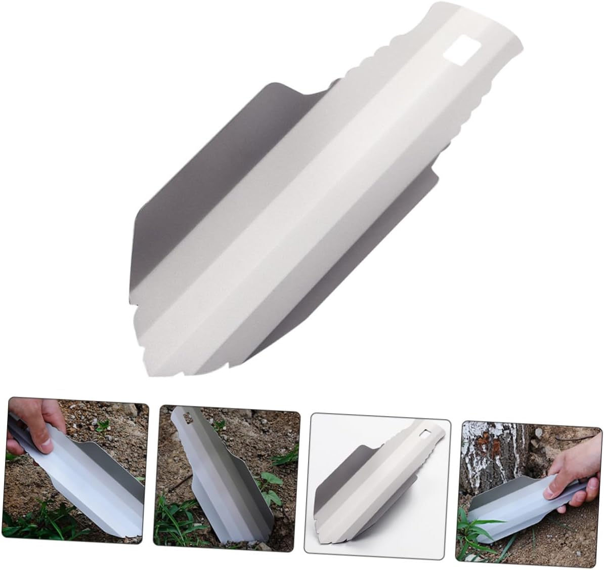 VANZACK 5pcs Functional Titanium Garden Shovel Tool for Planting Ergonomic Hand Trowel for Gardening Camping and Outdoor Activities Lightweight and Versatile Gardening Spade