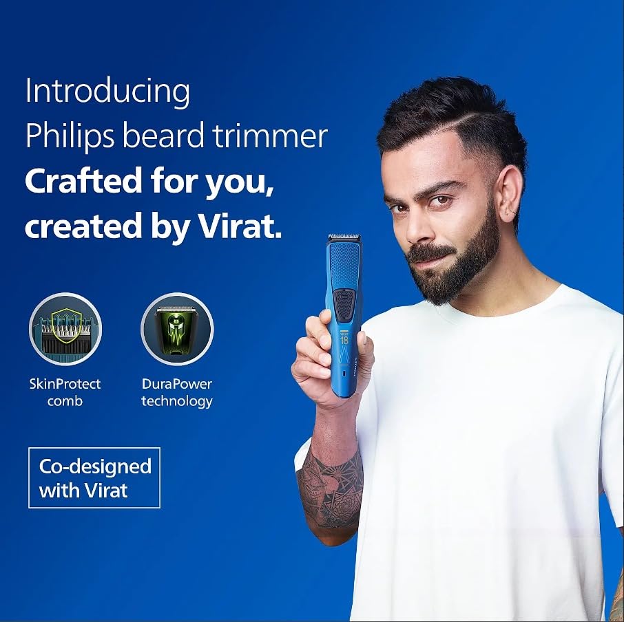 Image of PHILIPS Men Battery Powered Beard Trimmer Bt1230 /88