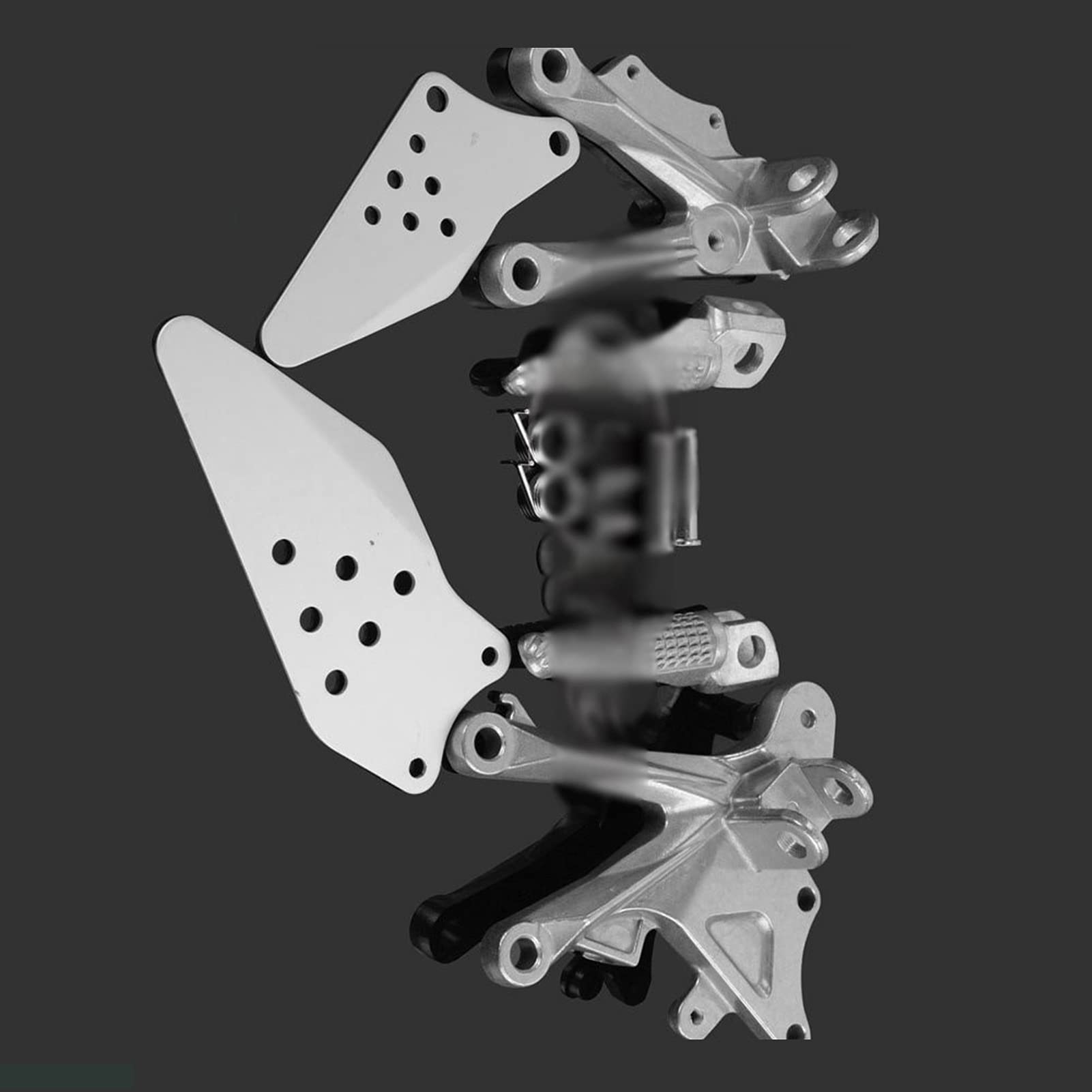 Repose-pieds avant de moto antidérapant et supports de trépied robustes pour ZX10R
