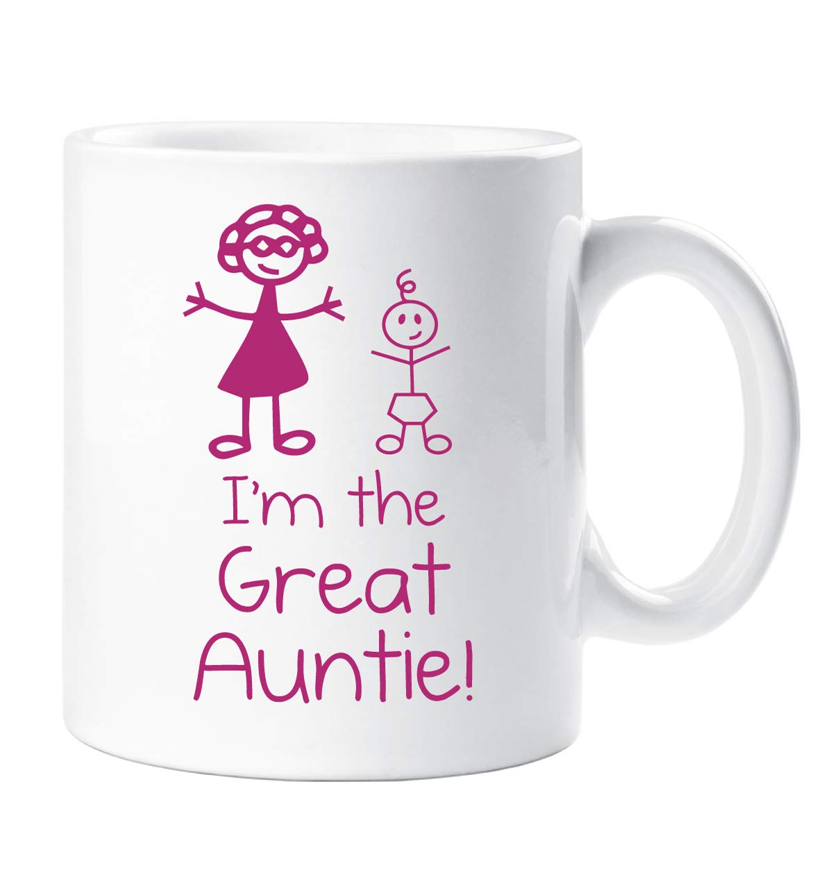 60 Second Makeover Limited I'm The Great Auntie Mug Gift Cup Ceramic Present Family New Baby