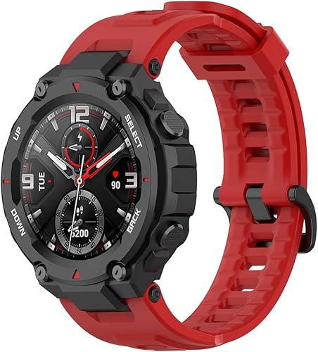 Miniatura 5 de TenCloud Bandas compatibles con Amazfit T-Rex A1918 banda de goma suave reloj deportivo correa para T-Rex reloj inteligente