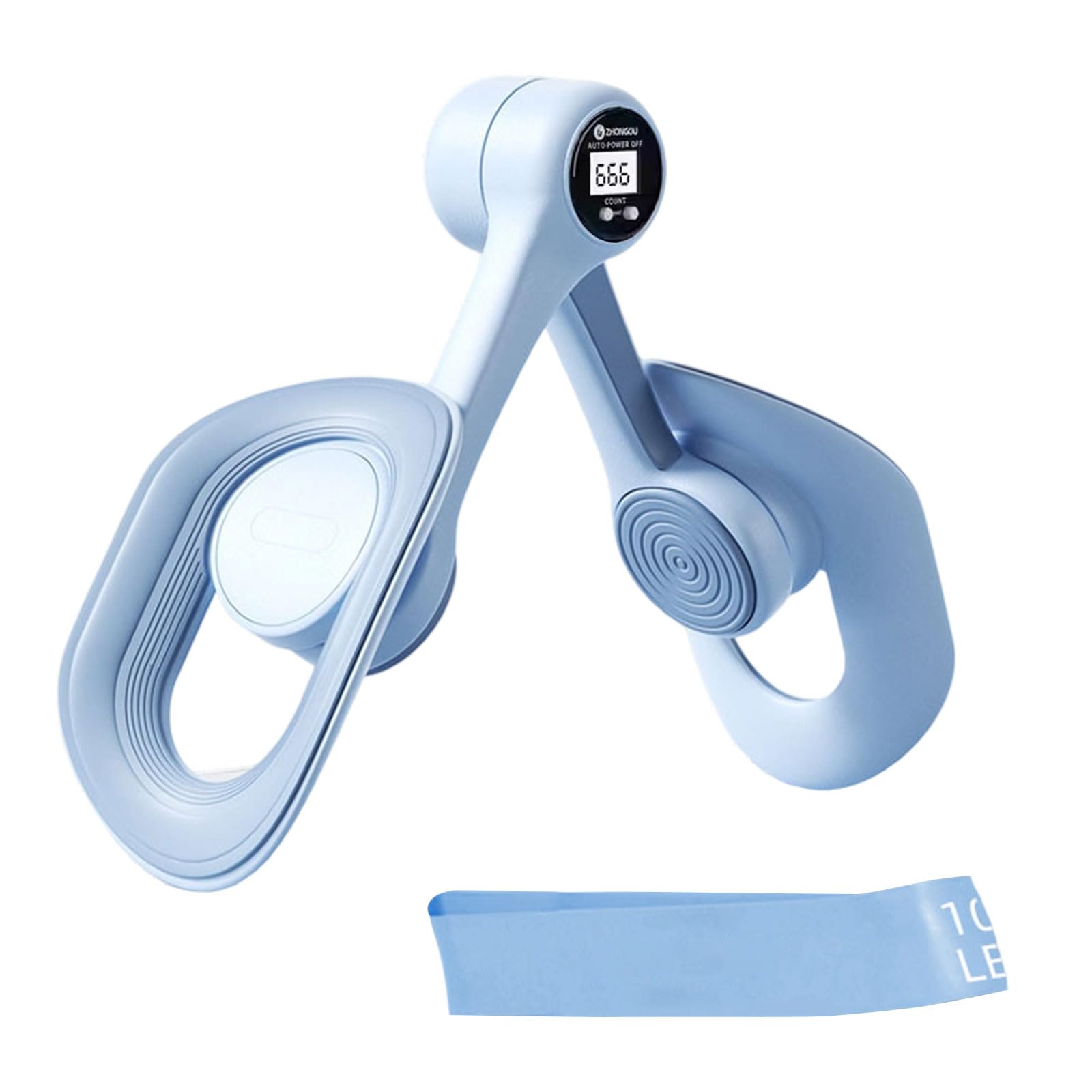 Pakalife Pilates Reformer,at Home Workout &Fitness Equipment,Thigh Master Thigh Exerciser&Booty Trainer for Women,Leg Press Machine for Inner Thigh,Pelvic Floor Exercise Devices (Blue)