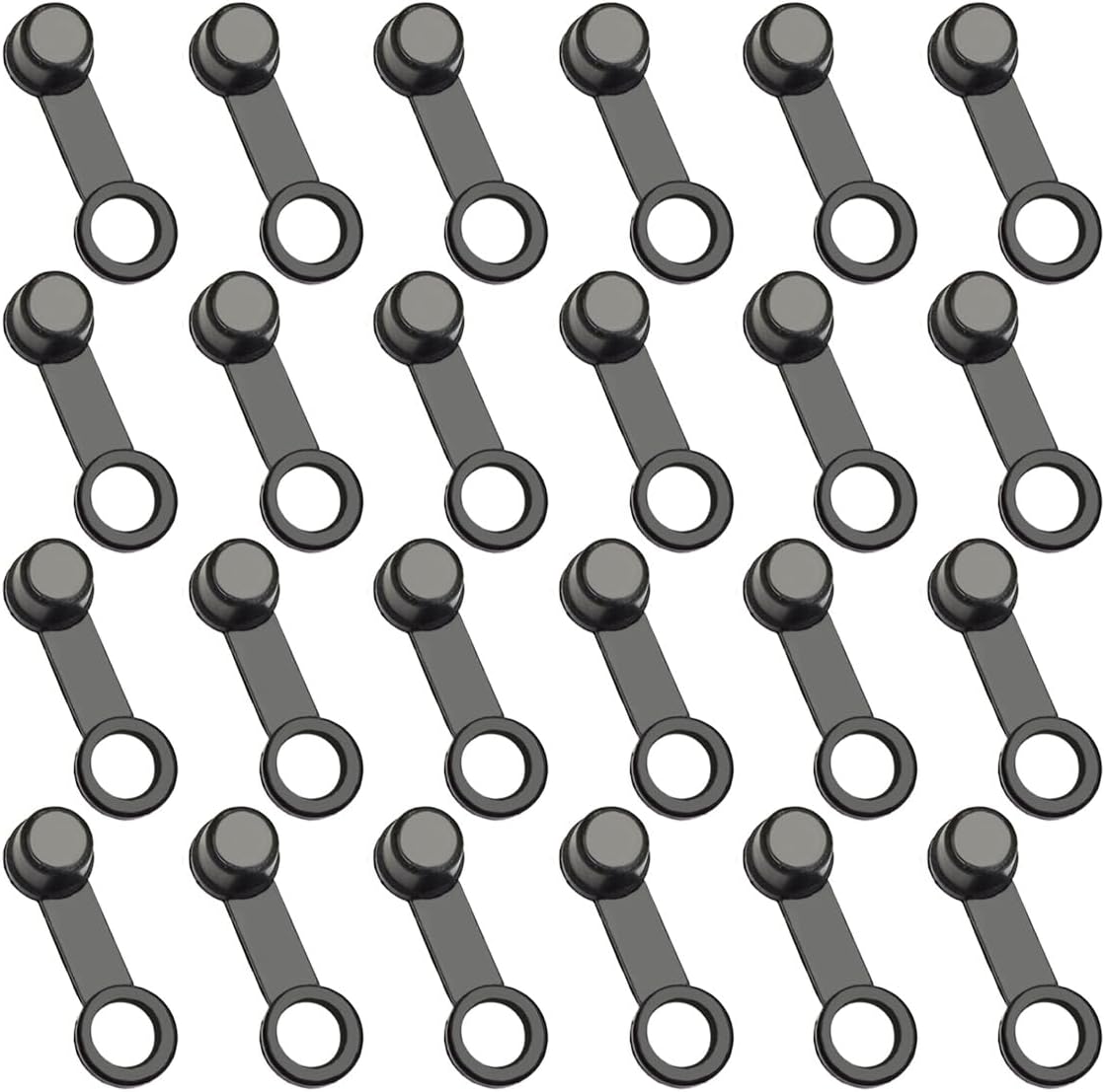 24PCS Brake Bleeder Screw Caps, Automotive Brake Bleeder Nipple Cap Rubber Zerk Covers with Keeper, Car Brake Bleeder Dust Cover Grease Fitting Caps for Motorcycle Bicycle Car Accessories