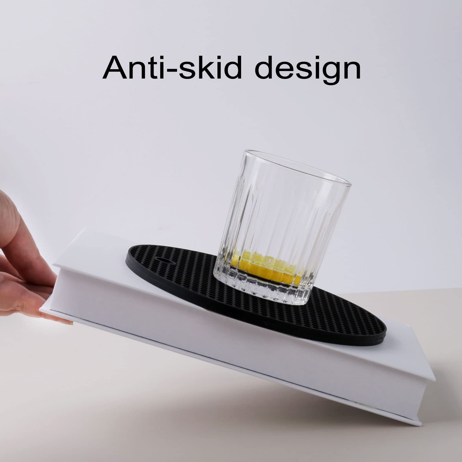5 Stück extra dicke Silikonuntersetzer, hitzebeständige Topflappen und Ofenhandschuhe, Untersetzer für heiße Gerichte, rutschfeste Isolierung mit Wabengummi, Arbeitsplatte, vielseitig flexible Matten