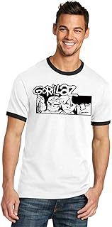 Camiseta Gorillaz Grupo Rock conciertos música Festival