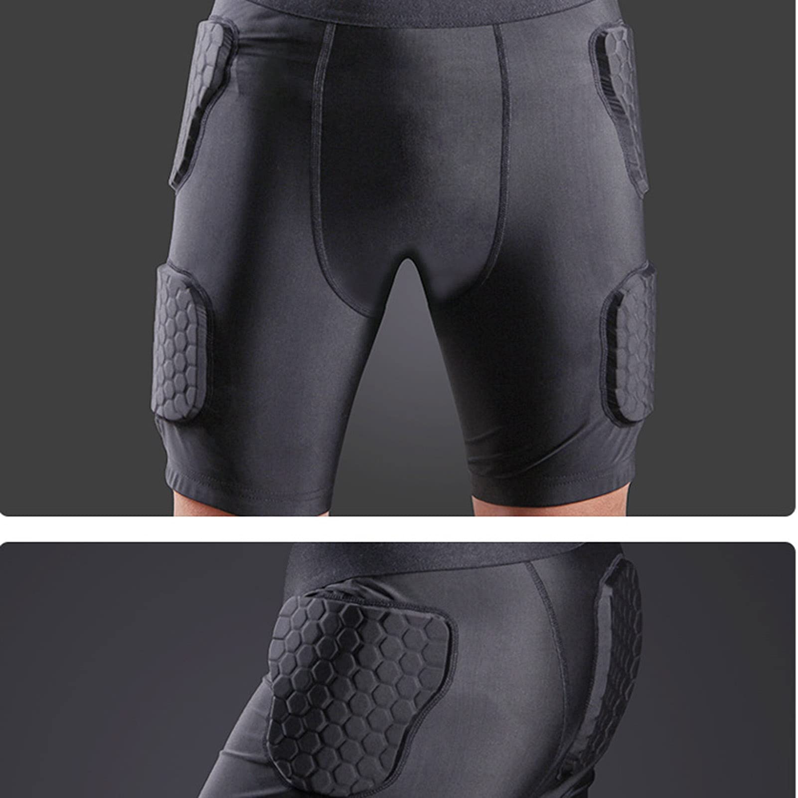Short De Protection Short Rembourré Aux Hanches Snowboard, Moto Cross-Country Doux, Confortable Et Légèrement Intégré. Équipement De Protection Contre Les Chocs Unisexe (M-2XL)