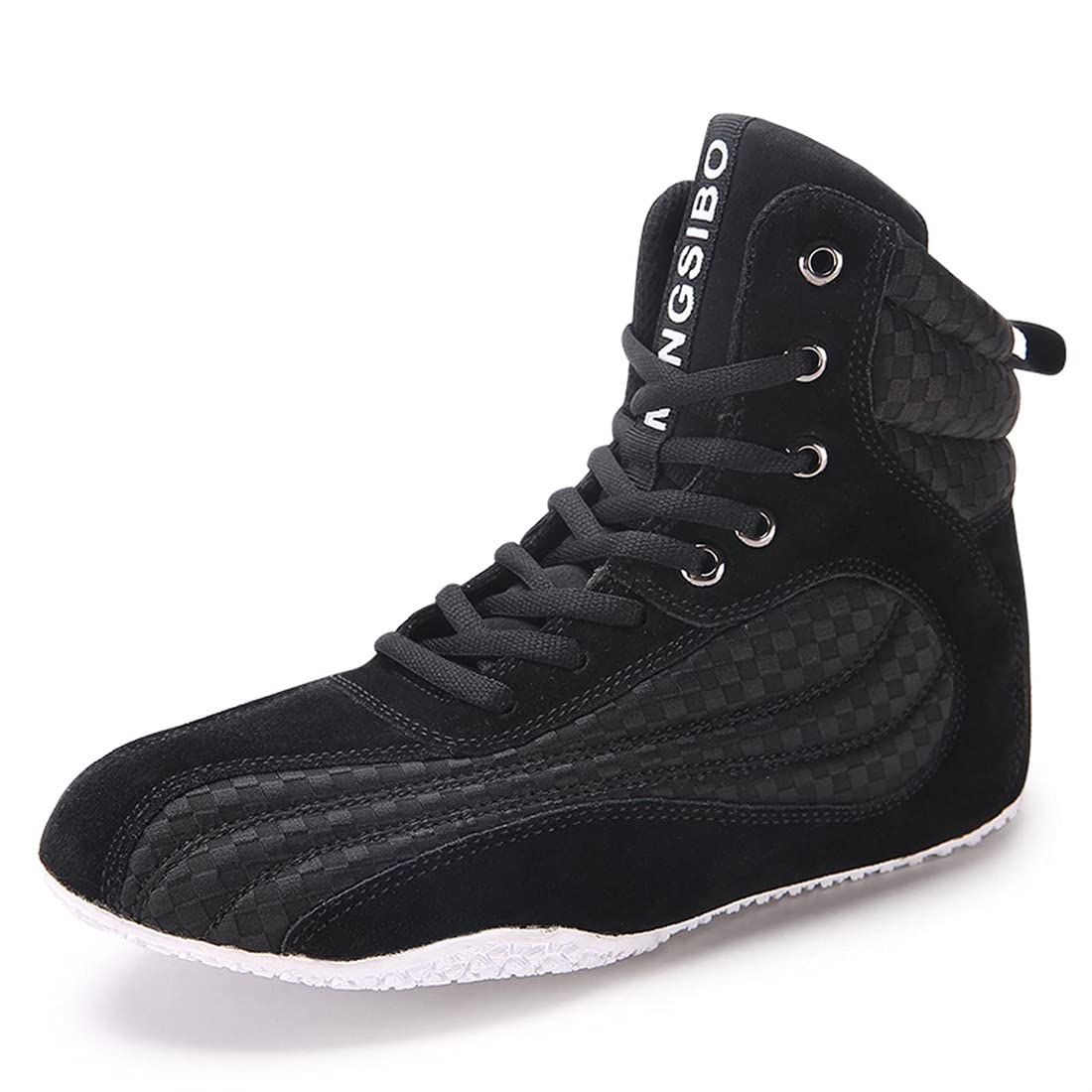 Womens Mens Wrestling Trainers Scarpe da Ginnastica Moda Boxe Fitness Scarpe Casual Leggero Bodybuilding