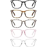 CCVOO Mix & Match Reading Glasses for Women - Lightweight, Comfortable Fit, Clear Vision - Blue Light Blocking