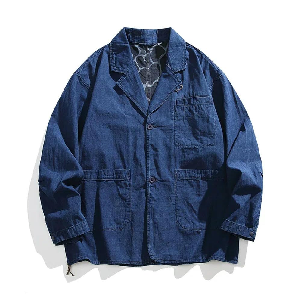 NYSDM męska moda uliczna moda luźna codzienna vintage czysta bawełna denim blezery garnitur kurtka dżinsy płaszcz odzież wierzchnia