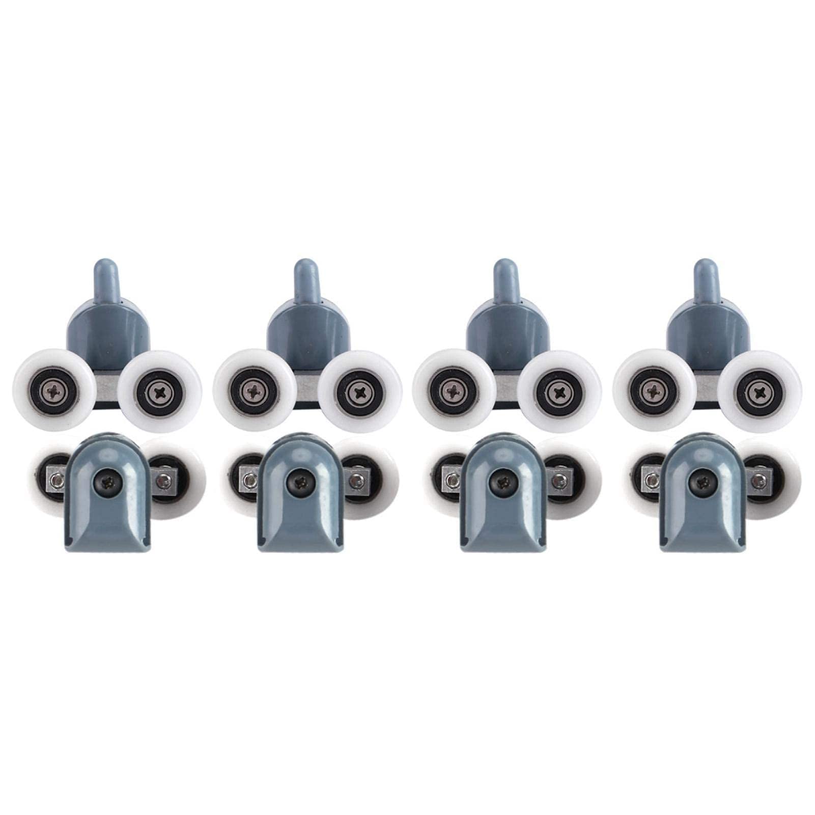 Pulleyas para puertas y ducha, rouleaux para cabinas de ducha, guías de porte y ruedas superiores e inferiores