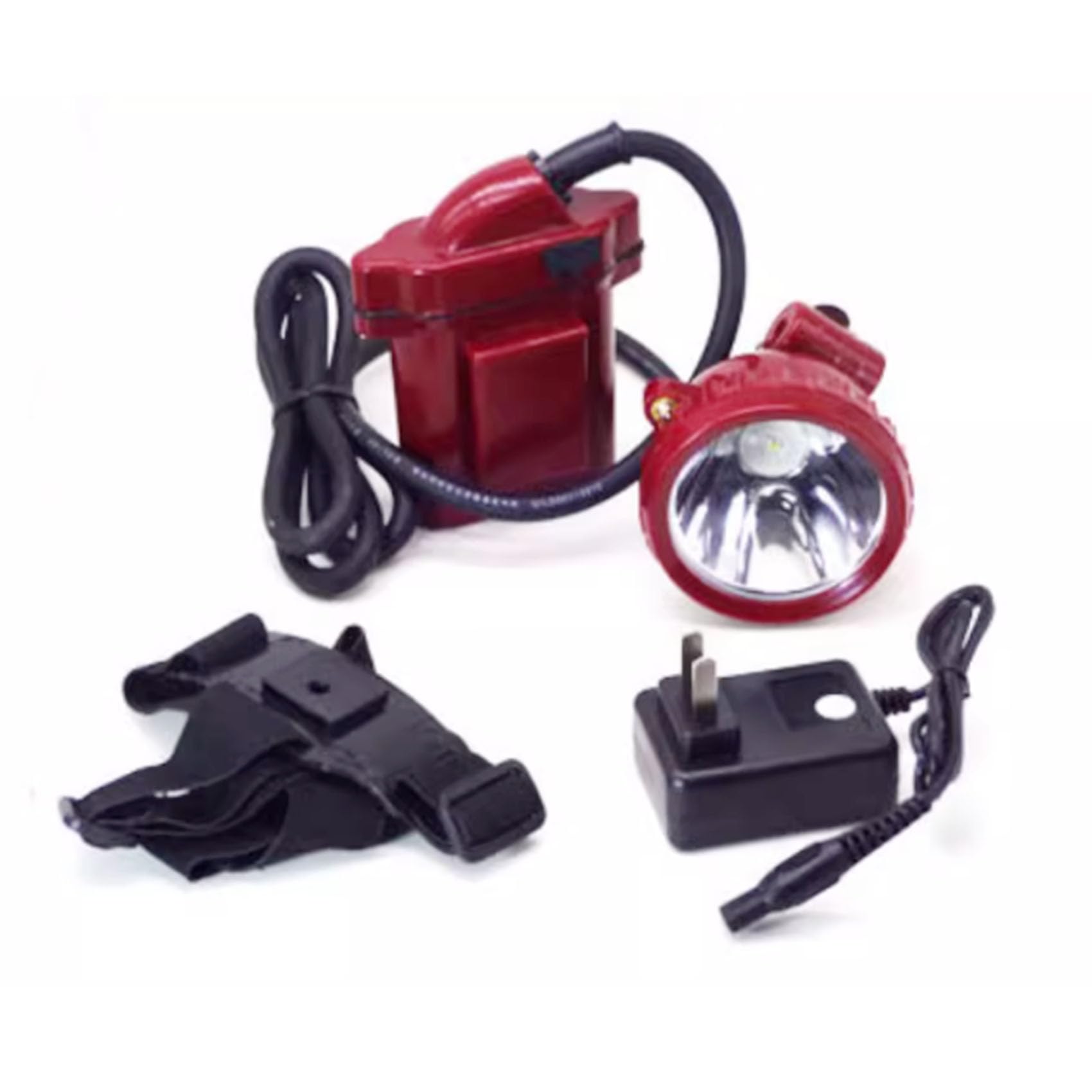 Linterna frontal LED recargable, luz de minería impermeable, lámpara de tapa a prueba de explosiones para casco duro, linterna de cabeza de batería de larga duración para camping, senderismo, correr