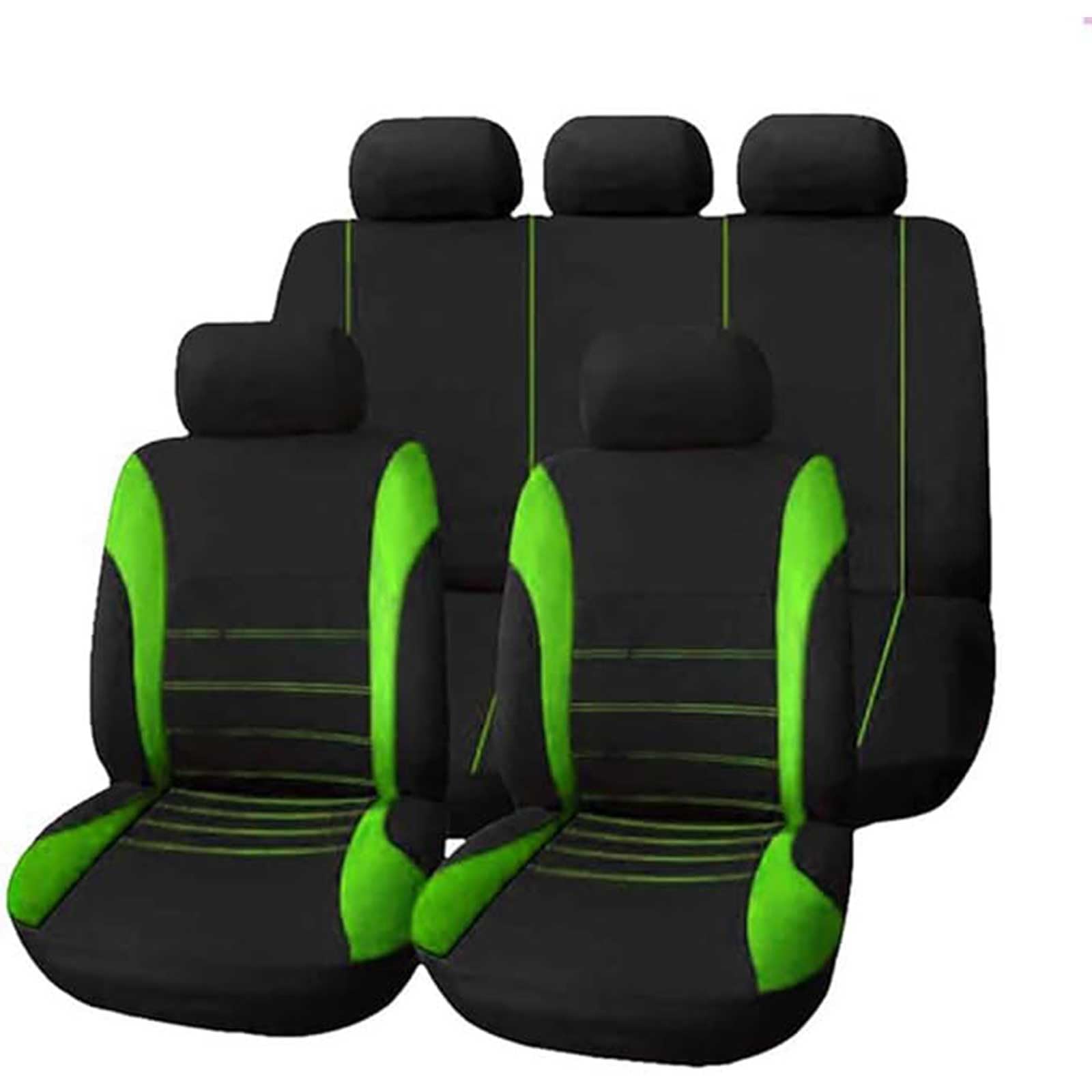 5 Sitzer Auto Sitzbezug Für Fiat 500L Living (351)/500L MPW (351)/500L Pro (330)/500L Trekking (330),Vorne Und Hinten Auto-Schonbezüge Wasserdichtes VerschleißFest Sitzschutz Zubehör Innenraum