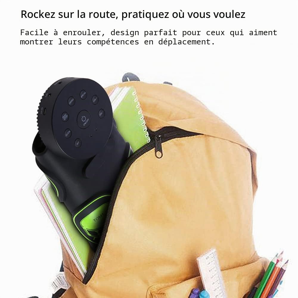 Btuty Ensemble De Batterie électronique - Kit De Batterie D'entraînement NuméRique Sensible Au Toucher 9 Pads De Batterie 2 Pédales (Sans Haut-Parleurs)