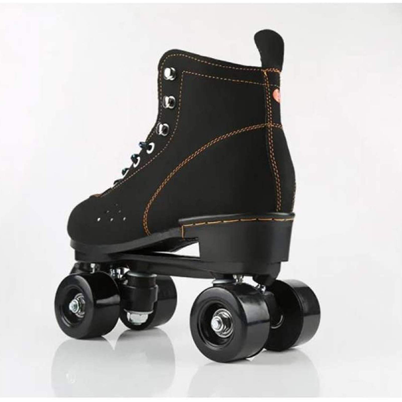 MIAOXIAO Patines de Ruedas Cuádruples Artísticos de Clásicos 4 Ruedas Brillantes Patines para Niñas Niños Hombres y Mujeres Adultos,A,EU38