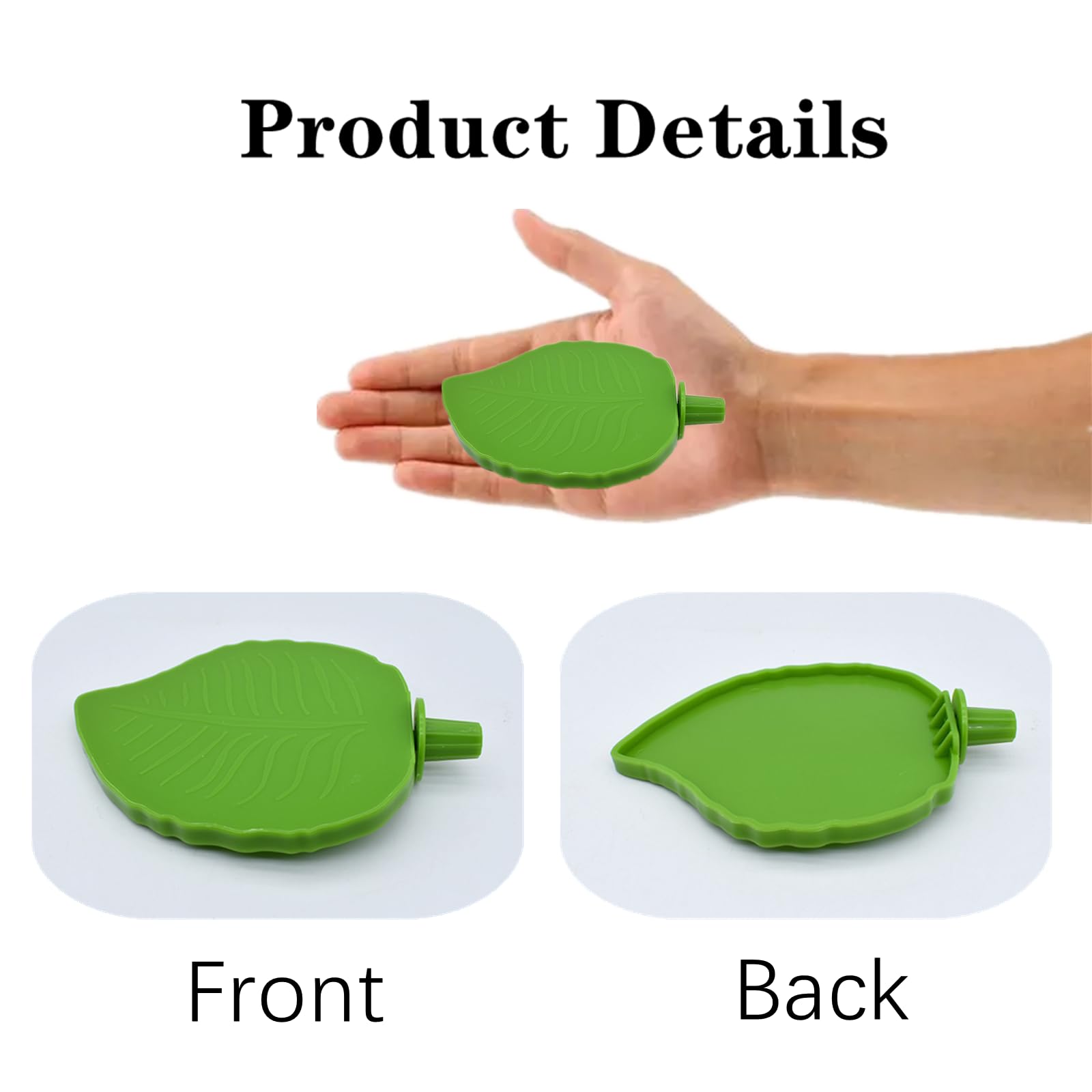 1 PCS Parrot Platform Toys Premium Bird Perch Platform Parrot Cage Perch Stand Toy Leaf Shape Parakeet Perch Platform for Parrot Bird Cage Accessories 2
