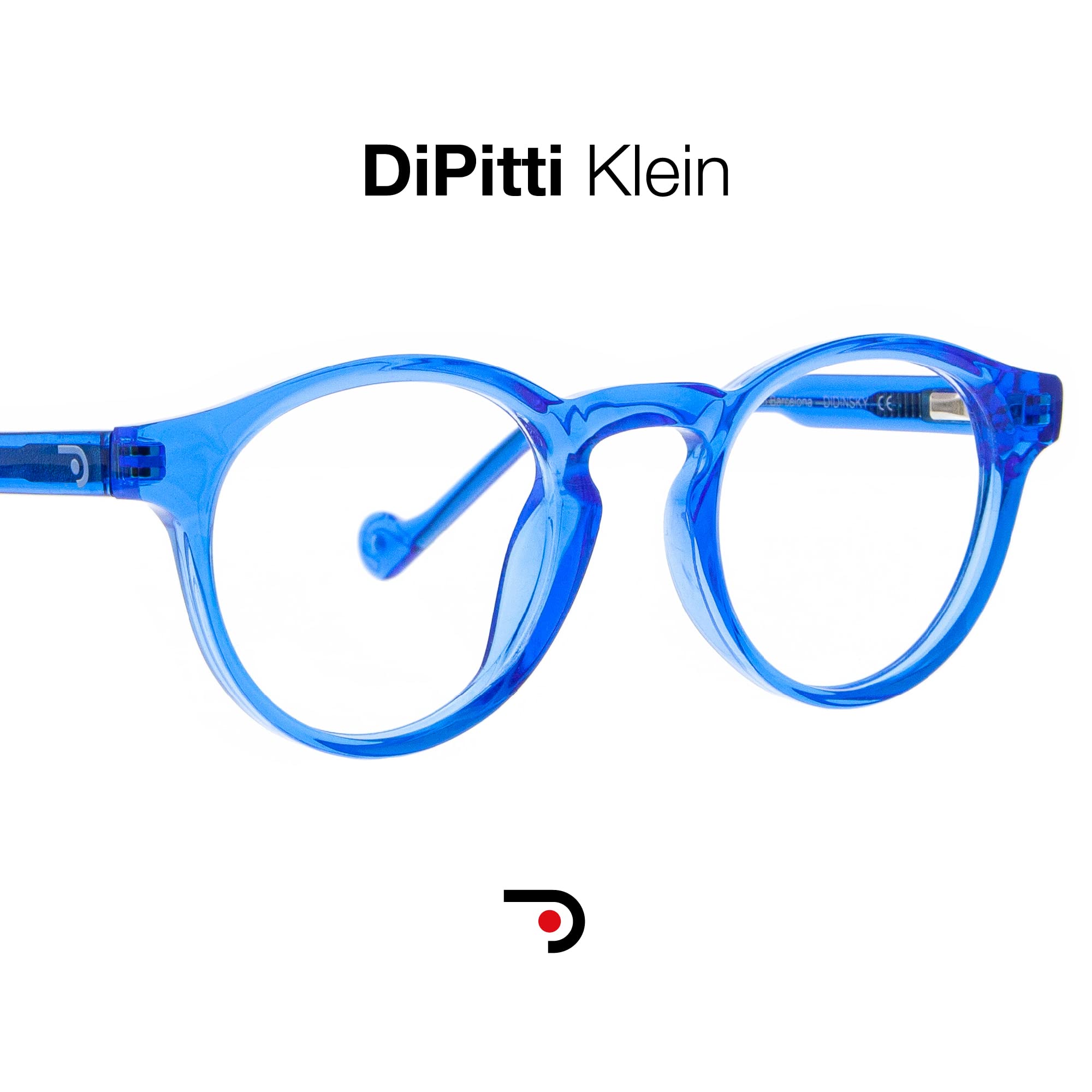 DIDINSKY Occhiali da Lettura Anti Bluelight Anti Luce Blue per Uomo e Donne. Montatura in Acetato e Cristalli Antiriflesso. Klein +1.5 – DIPITTI