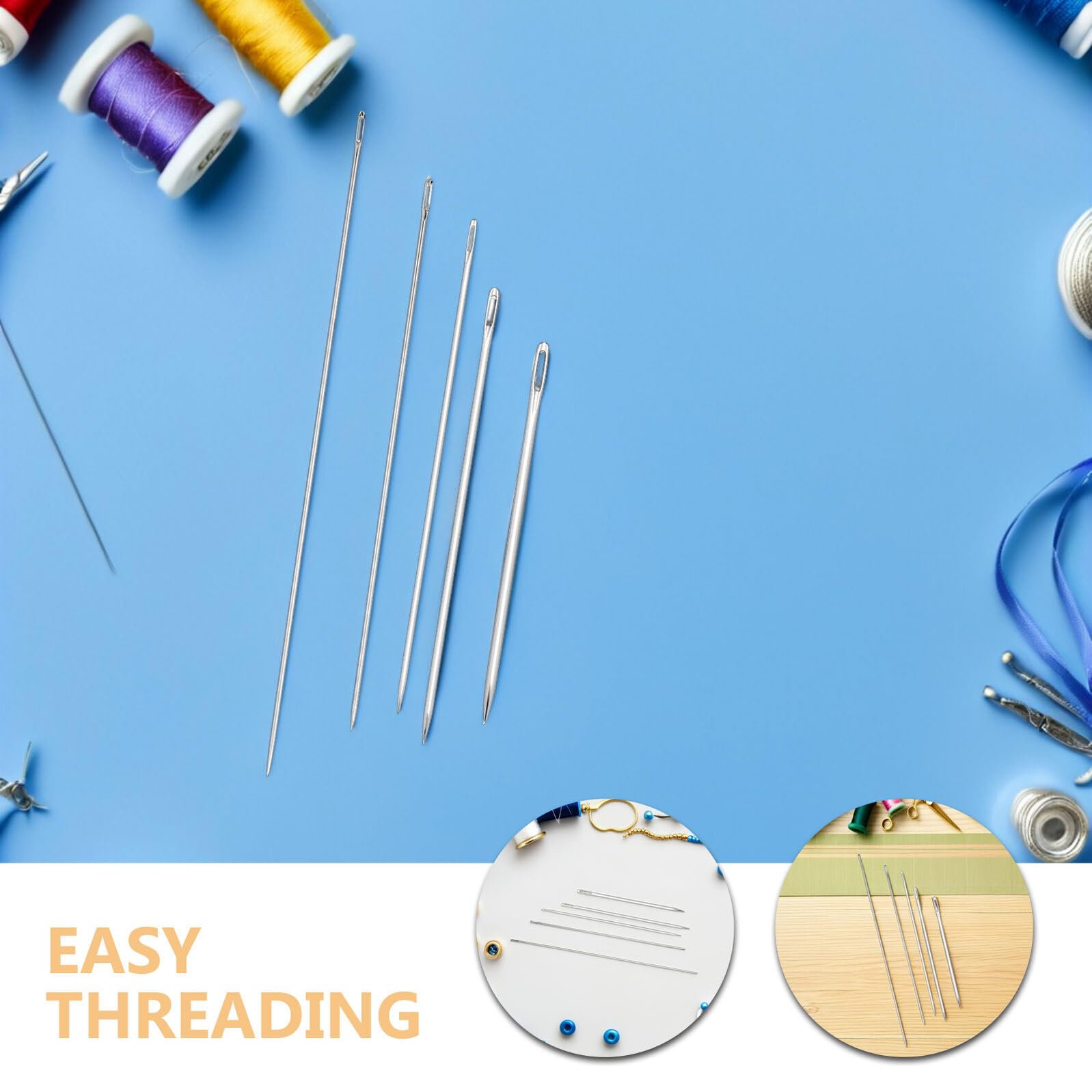 OFFSCH 25 Agujas De Coser Hechas A Mano Agujas Para Manualidades Suministros De Costura