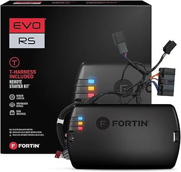 Fortin EVO-FORT1 Stand-Alone Add-On Remote Start Car Starter System For Ford IKT Round Metal Key Vehicles