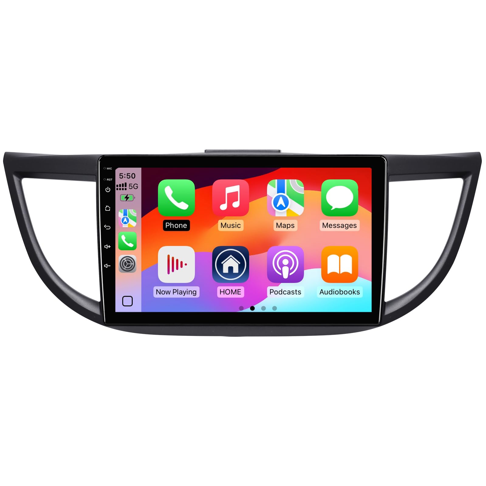 Photo 1 of 2+32G Android 13 Double Din Car Stereo for Honda CR-V 2012-2016 with 10.1 Inch Touchscreen Radio Built-in Wireless Carplay/Android Auto/GPS/Bluetooth/FM/AUX-in/Steering Wheel Controls/Backup Camera