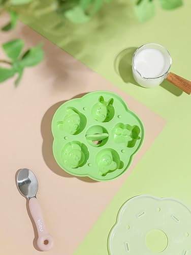 Miniatura 3 de Paquete de 2 moldes de silicona divertidos para hornear, herramienta de bricolaje para comida de bebé, golosinas para perros, chocolate, pastelería,