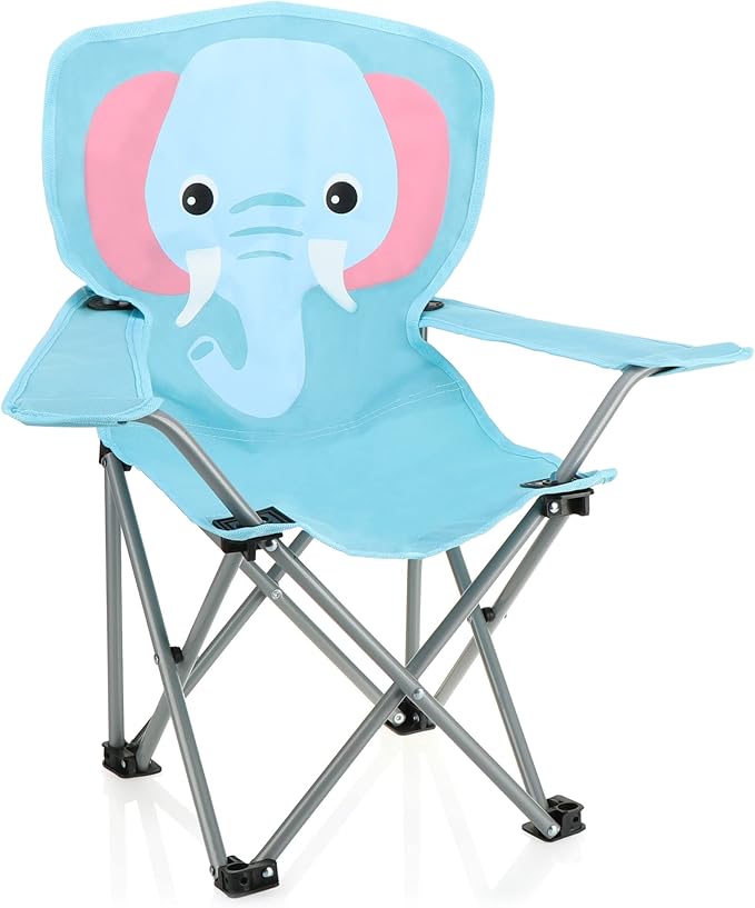 comfour® children's folding chair elephant fishing chair blue for