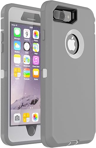 Miniatura 8 de Co-Goldguard Funda para iPhone 7 Plus8 Plus resistente 3 en 1 resistente a los golpes resistente a los arañazos compatible con iPhone 78 55 color