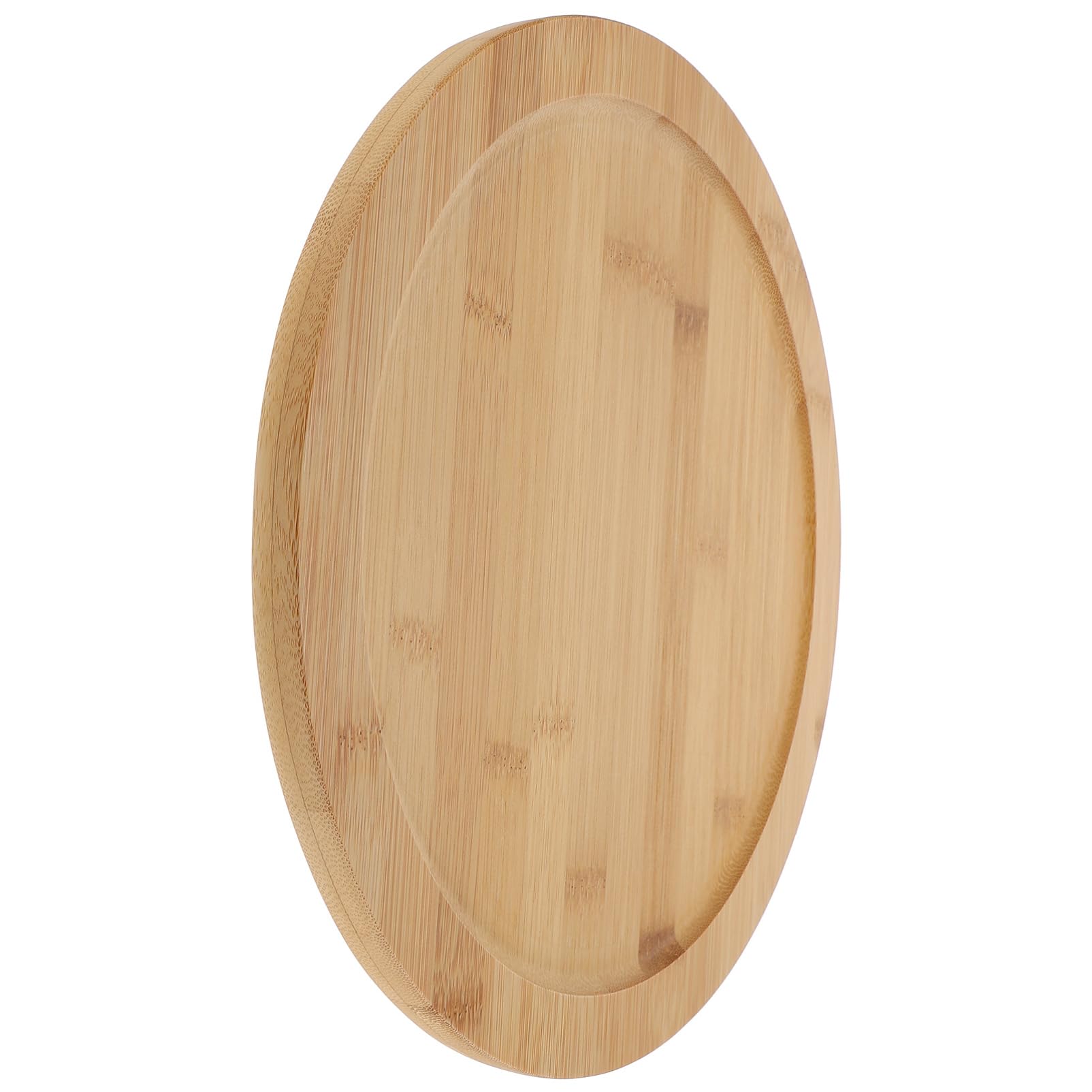Cabilock Vassoio Grande Capacità da Cucina in Bambù Porta Spezie Rotante Leggero e Decorativo per Organizzare Condimenti e Accessori da Tavolo