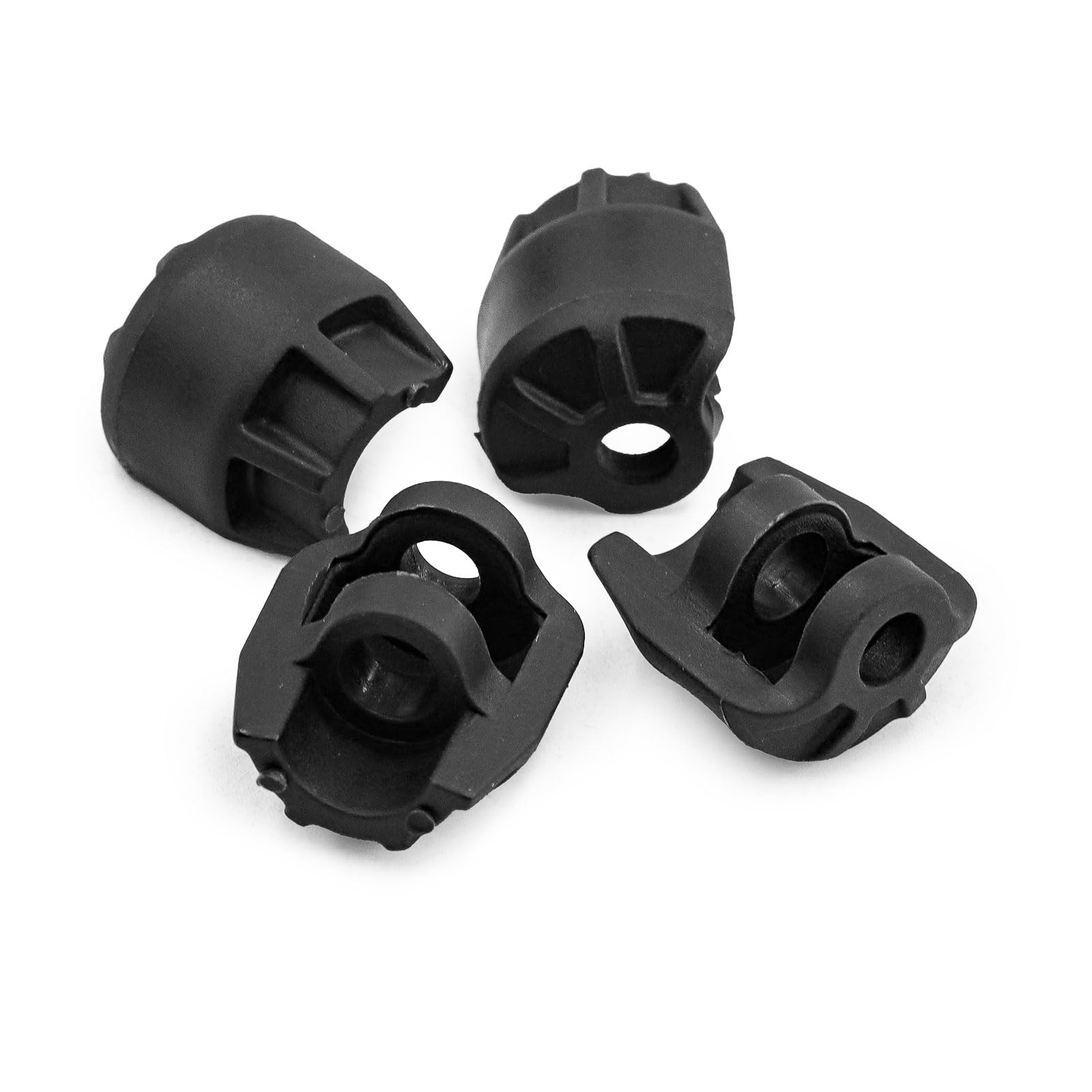 4PCS Plastic Shock Cap Protectors for Arrma 6S 1/8 Notorious Kraton Outcast Typhon Talion 1/7 Infraction Limitless Felony RC Car Upgrades Part #AR330492#ARAC8965-Black