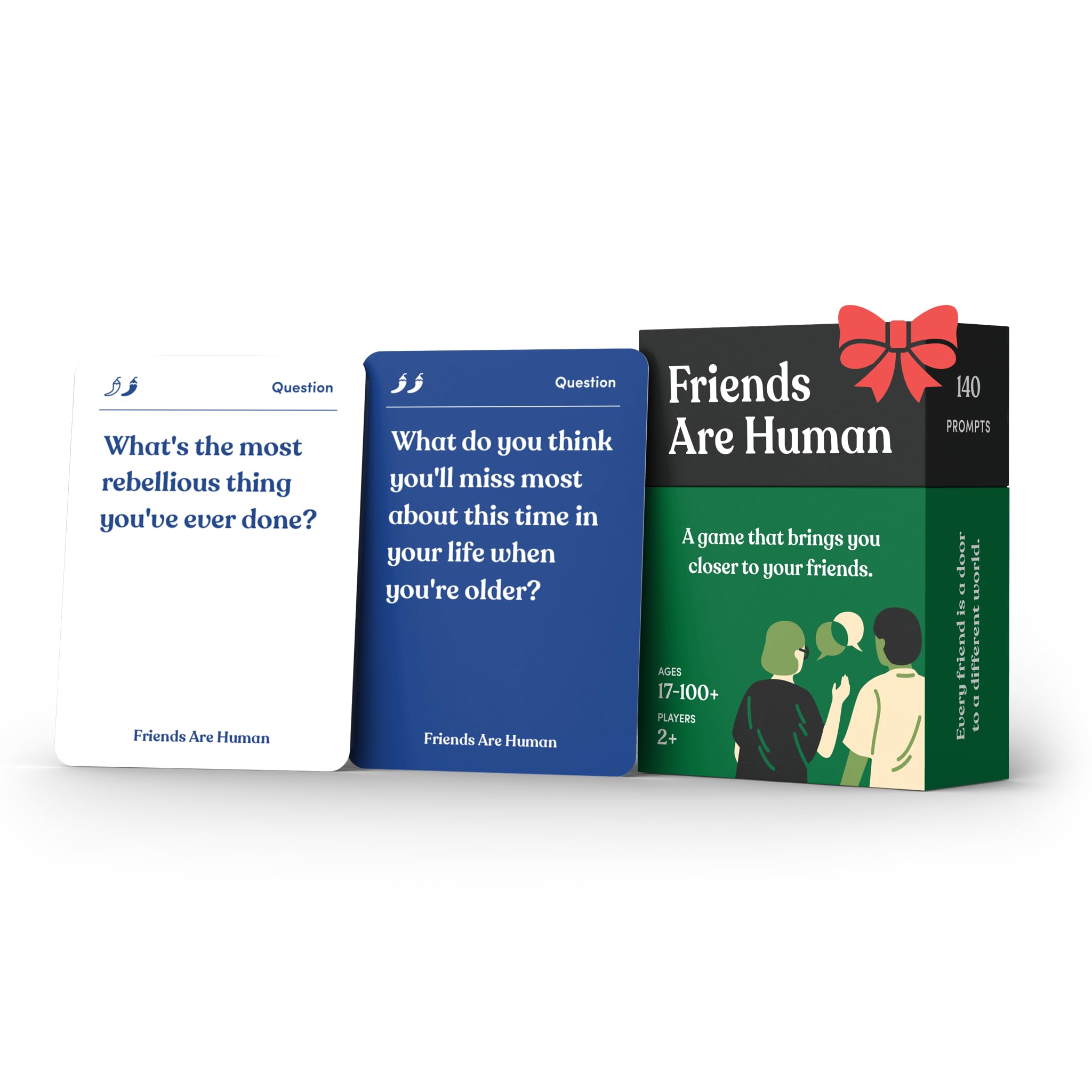 - Friends are Human | 140 Conversation Cards to Help Deepen Friend Relationships | Card Game for Bonding & Communication | Therapy for Adults | from The Makers of Parents Are Human
