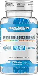 Multivitaminico Equilibrium Pote 120 Capsulas Para Homens e Mulheres 23 Vitaminas e Minerais Completo A-Z Suplemento Vitamínico