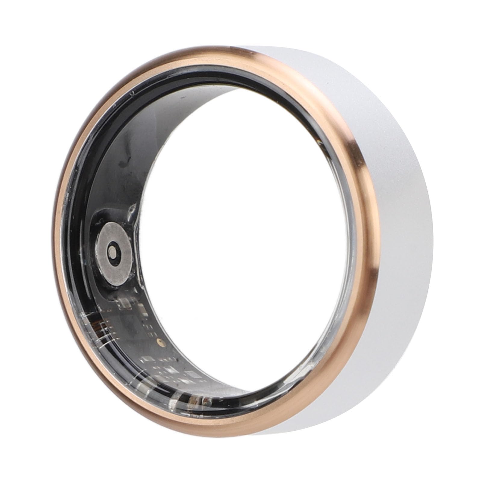 XUMIUZIY Smart Ring Health Tracker, Health Ring Multi Sports Modes Water Resistant Gesture Camera Control Ultra Thin Wearable Smart Ring with Charging Case for Men Women (12#)