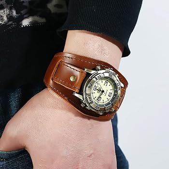 アルゴンキン　スタッズ付きレザー腕時計　平成パンク　ケラ　本革　ドクロ　y2k アルゴンキン スタッズ付きレザー腕時計 平成パンク ケラ 本革