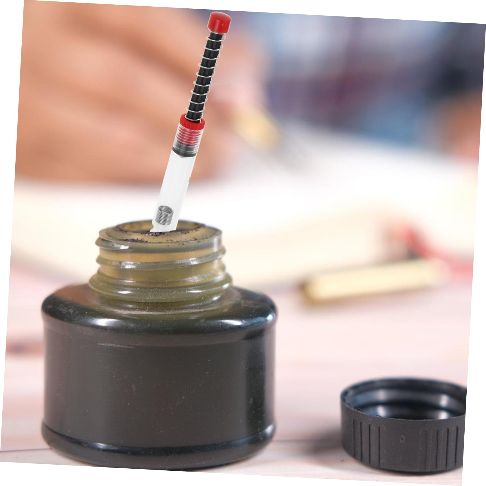Operitacx 50pezzi Ink Absorb Tool Per Penne Stilografiche Accessori Eu Per Ricarica Inchiostro Convertitore e Tubo Di Ricarica Pratico e Leggero Per Scuola e Ufficio