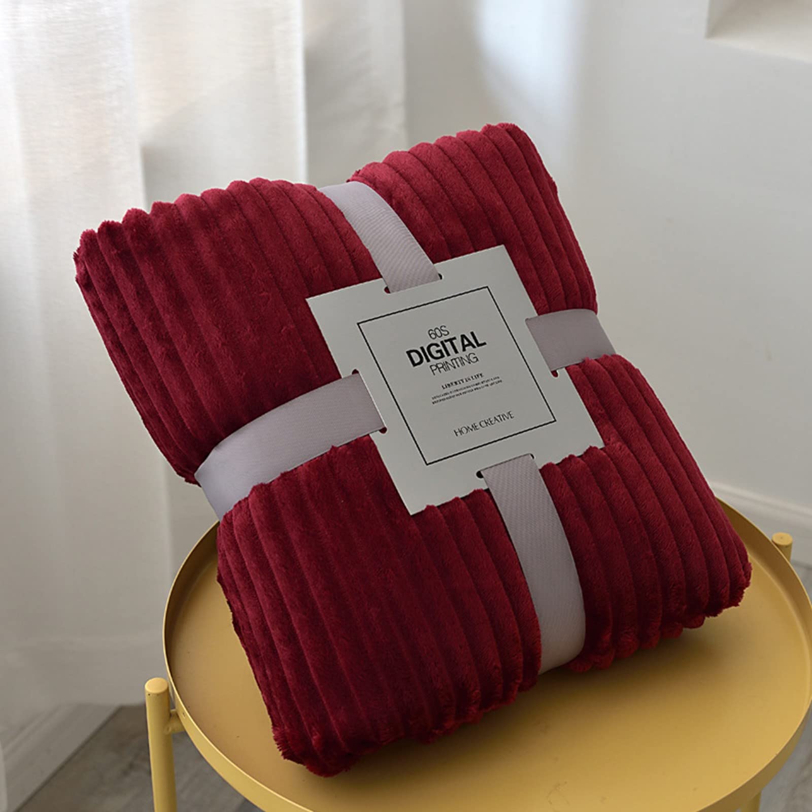 Celendi Fleece Blanket for Bed Couch, Fuzzy Fluffy Flannel Fleece Bed Throws Blankets & Throws Swaddling Blanket Dorm Camping Travel E, 100X70cm