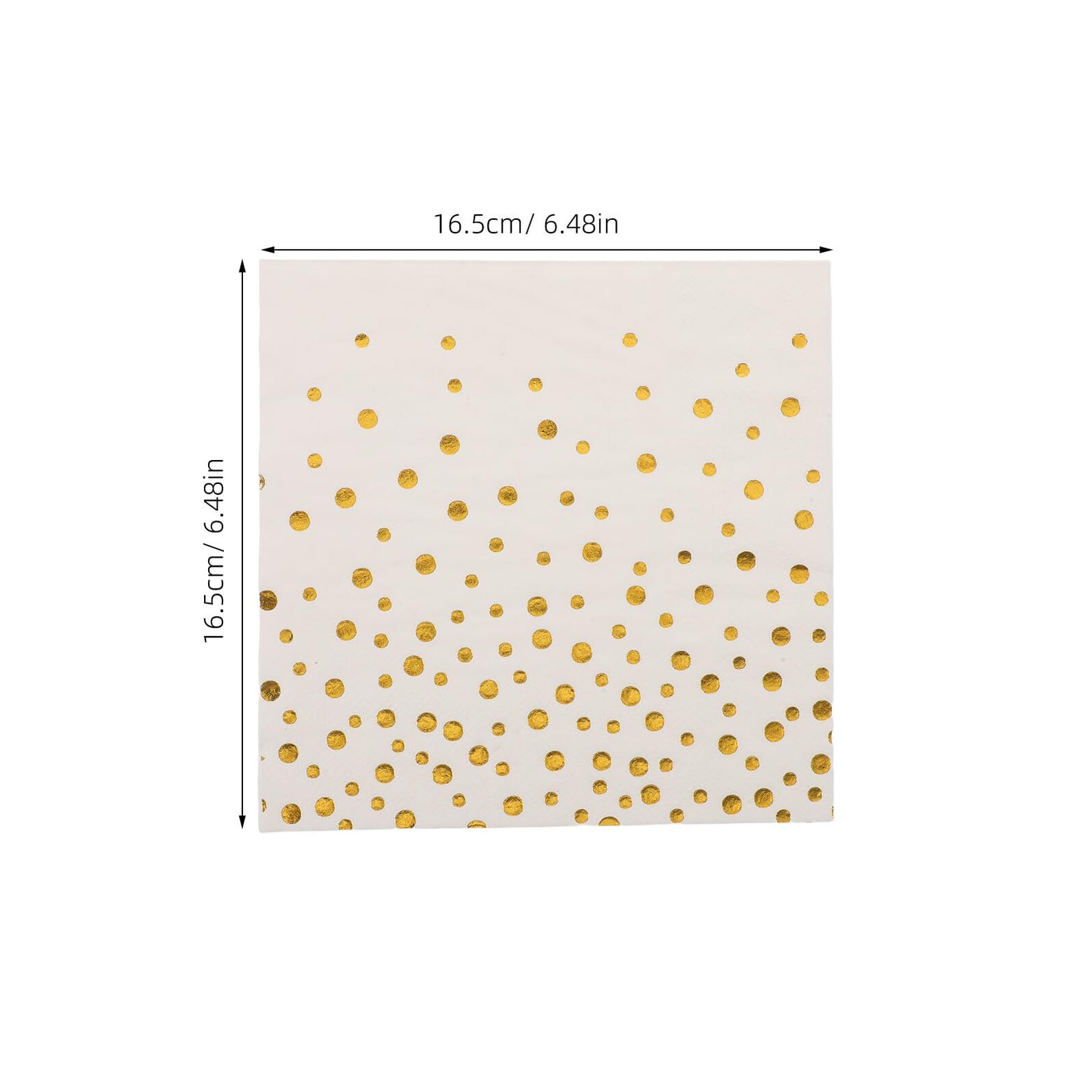 Servilletas Desechables para Bodas 100 Unidades Papel Lunares Dorados Servilletas Decorativas para Fiestas Nupciales Aniversarios y Eventos Obsequios