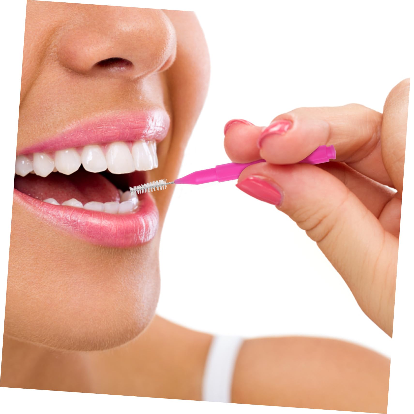 3 Series Cepillo Interdental Oral Cepillo De Interespacial Pincel Tripe Journey Cepillos De Hilo Cepillo De Limpieza De Pestañas Páginas 100 Piezas*3