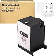 LCL T6712 C13T671200 Scatola di manutenzione Compatibile con Epson WorkForce Pro WF-6090DW WF-6090DTWC WF-6090D2TWC WF-6590DWF Series WF-6590DWF WF-6590DTWFC WF-6590D2TWFC WF-8090DW WF-8090DWF(Nero)