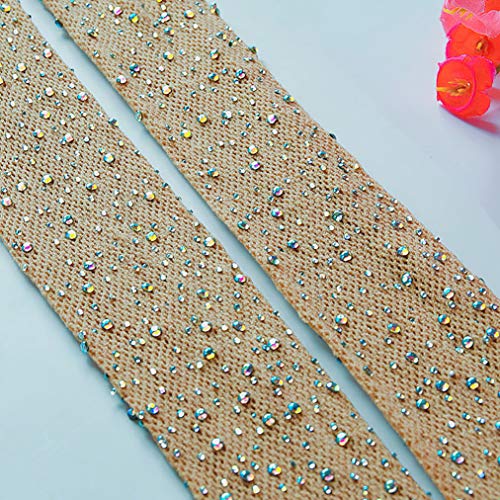 Image of Women's Glitter Rhinestone Stocking Sexy Fishnet Tight Elastic Pantyhose
