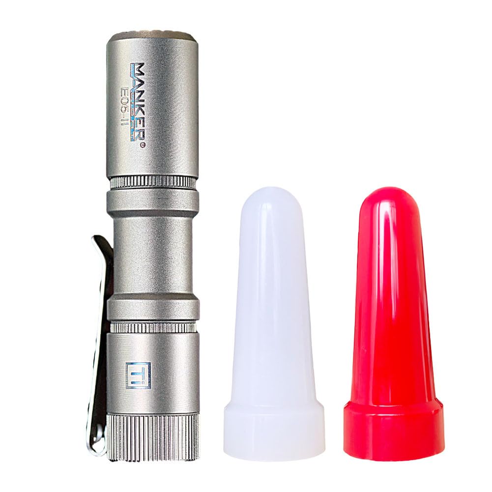 Amazon.com: Mankerlight E05 II Compact Flashlight, LED 1300Lumens