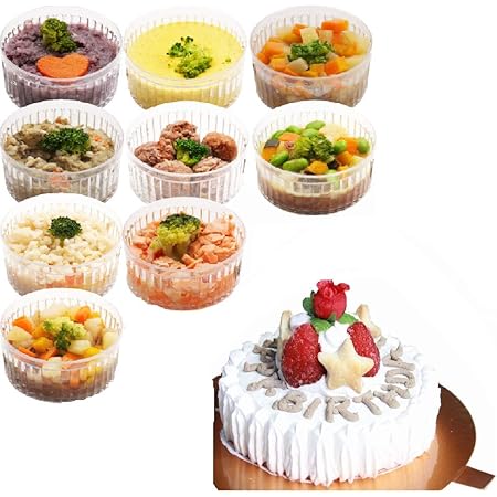 Amazon 犬用 無添加 リースケーキパーティセット ドッグ フードバースデー 記念日 ごちそう アレルギー 対応 手作り 帝塚山 Wanbana ワンバナ Dolce Del 帝塚山wanbana ウェット 通販