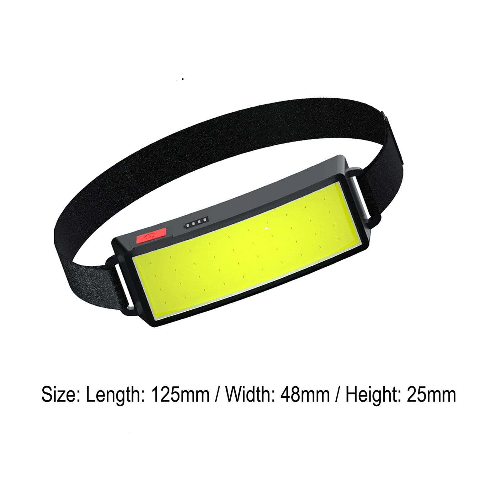 Latarka czołowa przenośna mini reflektor LED z wbudowaną latarką akumulatorową USB ładowalna latarka czołowa latarka