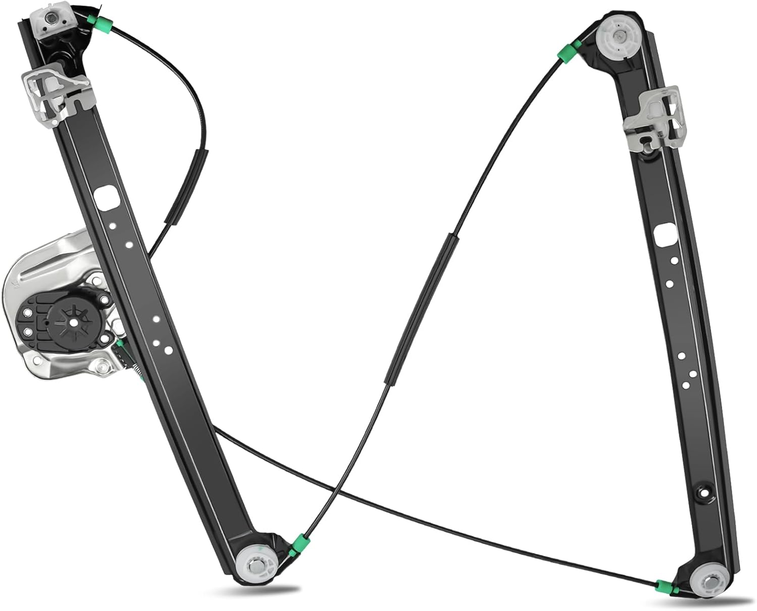 Front Right Passenger Side Power Window Regulator Without Motor Compatible with BMW X5 E53 Sport Utility 2000 2001 2002 2003 2004 2005 2006, 740-489