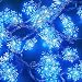 DomeStar Christmas Snowflake String Lights, 10ft 20LED String Lights Blue Snowflake Lights Snowflakes Fairy Lights Christmas Decorations