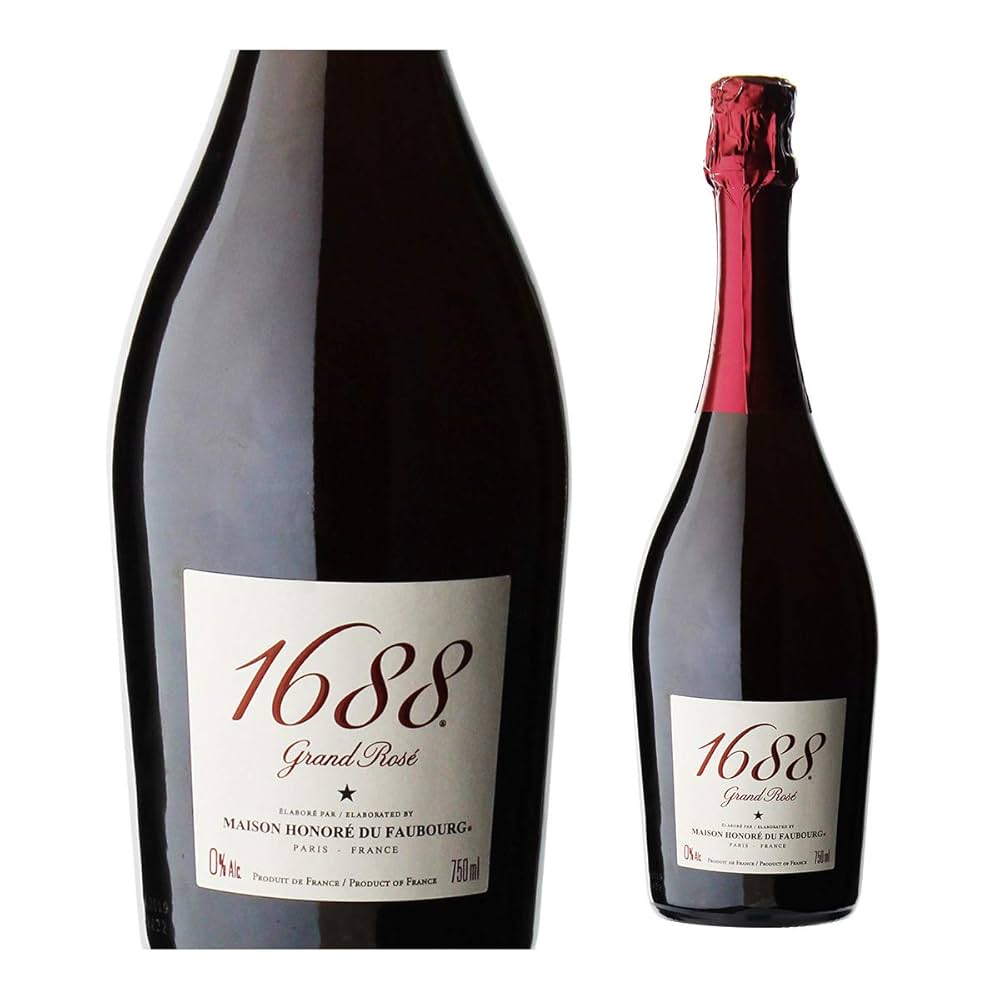 ノンアルコールシャンパン1688 2種4本① 送料無料 ノンアルコールワイン 1688グラン ロゼ ブラン 2セット