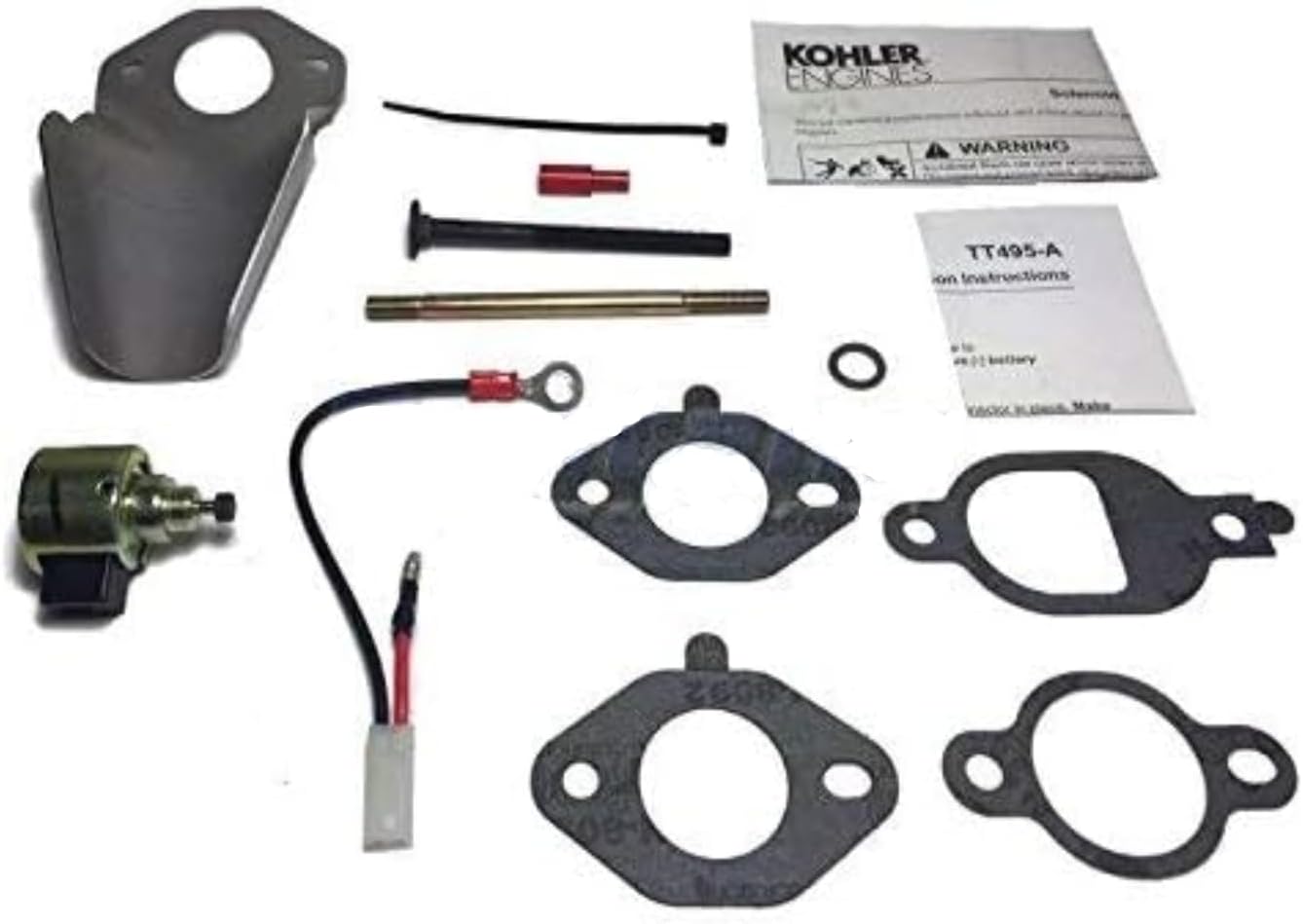 Generic 25 757 25-S Solenoid Repair Kit for Kokler 25 757 25-S, Black