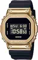 Casio Relógio GM-5600G-9JF [G-Shock modelo preto e dourado