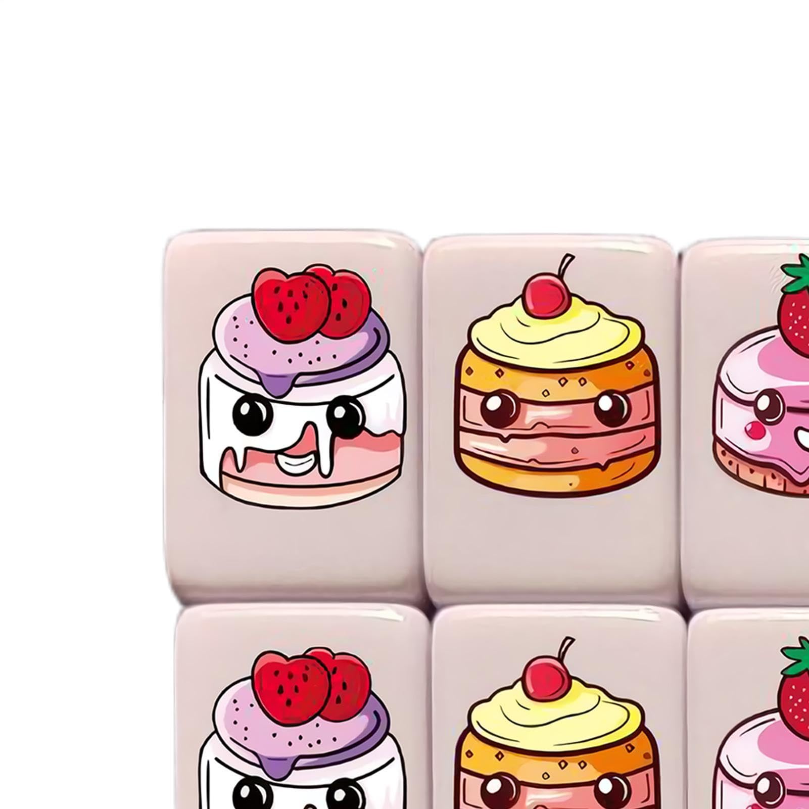 Générique Jeu de Blocs de Construction - Activité de Tri 64 Pièces | Jeu de tuiles de Mahjong - pour, Adolescents, Amis, camarades de Classe, fête en Appartement, Salle de Cours, Salon, dortoir