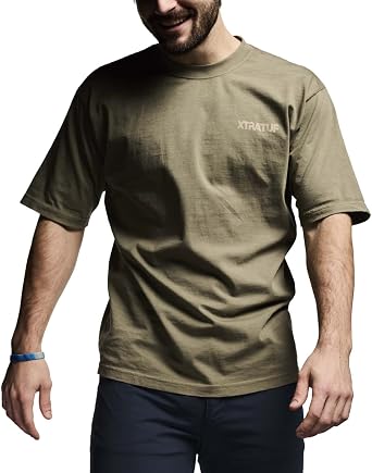 XTRATUF Mens Short Sleeve Tee, Dark Olive, Size XX-Large 2X_lDOL